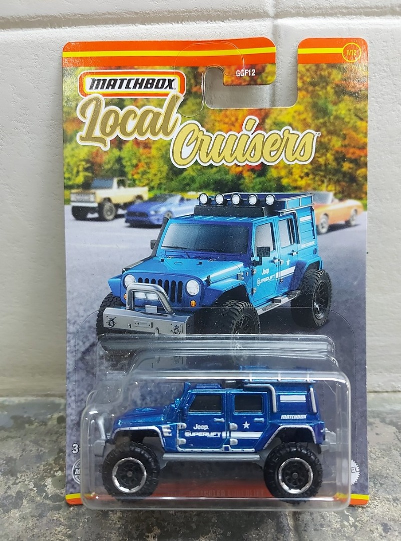 JEEP WRANGLER SUPERLIFT - Matchbox 2022 Local Cruisers Series, Hobbies &  Toys, Toys & Games on Carousell