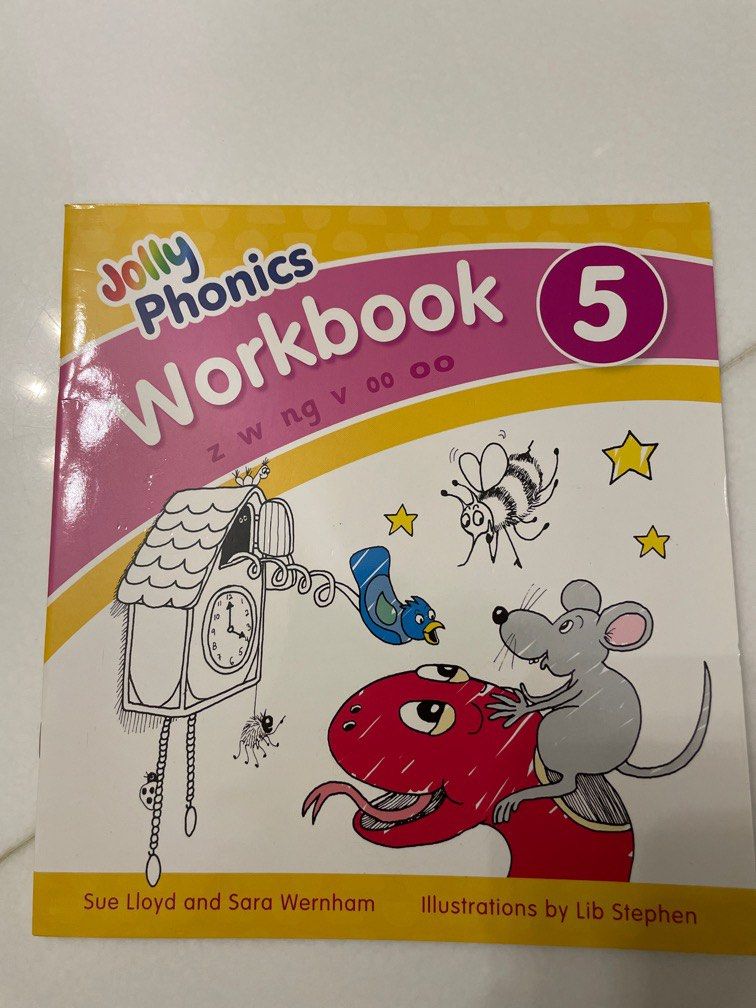 Jolly Phonics workbook 5, 興趣及遊戲, 書本 & 文具, 教科書 Carousell