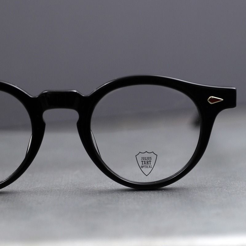 小物 JULIUS TART OPTICAL HAROLD 45/23 black HAROLD 45 BLACK – 岡山眼鏡店