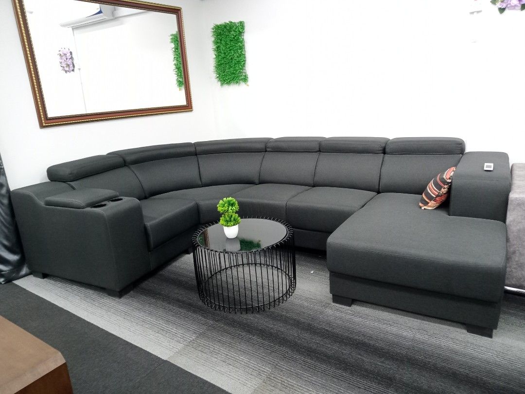 Latest Design** Modern Design 4 Seater Corner L Shape Sofa Set, Furniture &  Home Living, Furniture, Sofas On Carousell