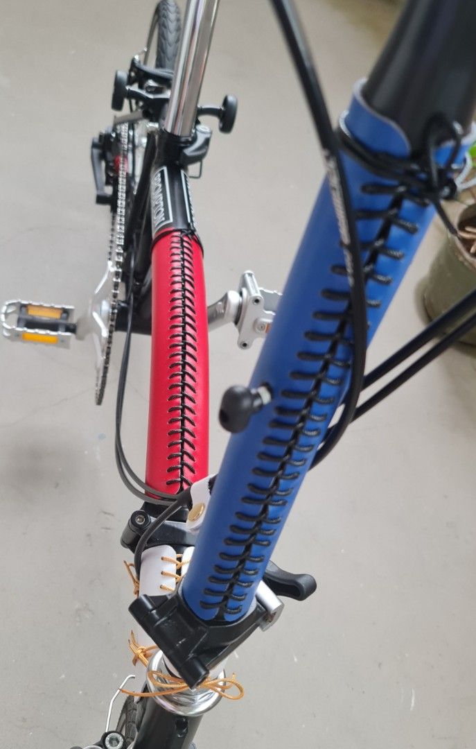 Leather Frame Protector for Brompton & Other Bikes, Sports Equipment