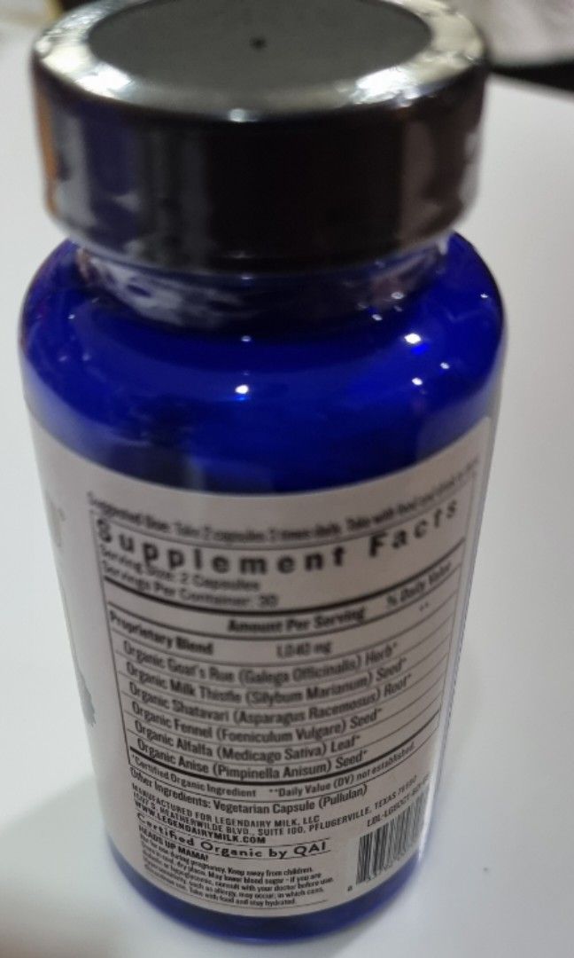 Legendairy Milk Liquid Gold Dietary Supplement Capsules, Babies & Kids