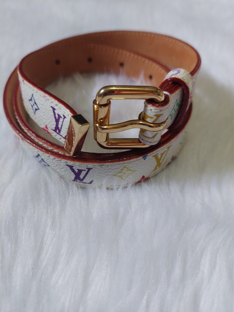 Louis Vuitton Multicolor belt, Luxury, Accessories on Carousell