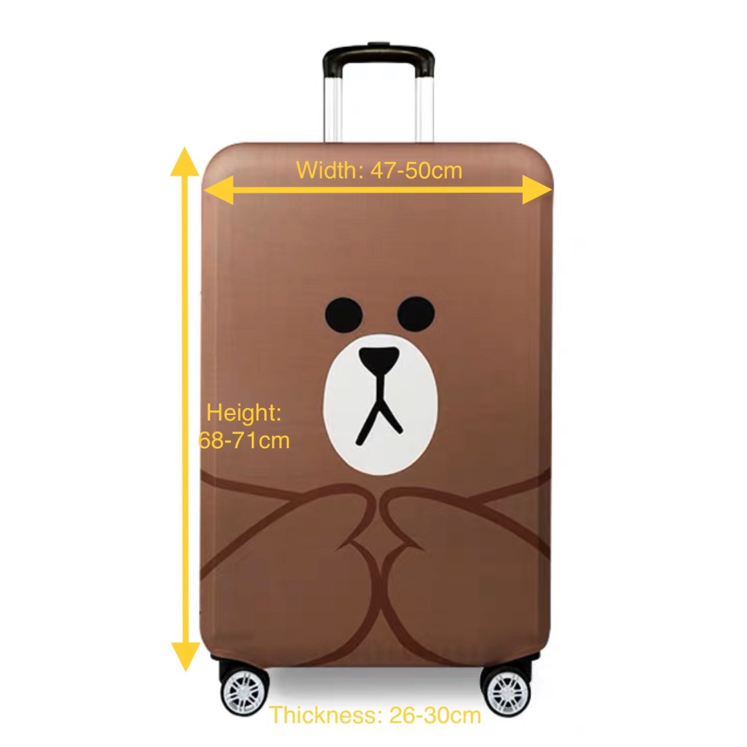 Line friends luggage hot sale