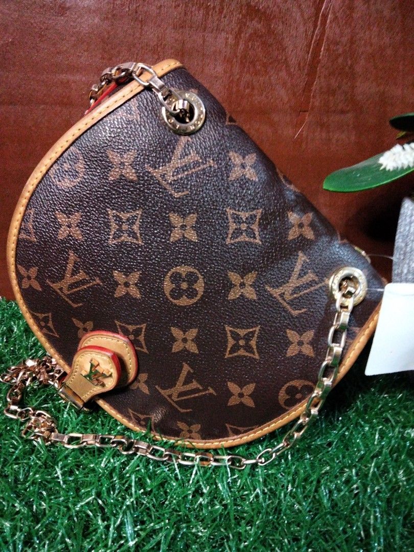 LV half moon sling bag, Luxury, Bags & Wallets on Carousell