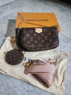 Louis Vuitton Multi Pochette Accessoires Monogram M44813 Khaki Japan [Used]