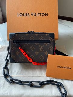 SOLD OUT Louis Vuitton Virgil Abloh Figures of Speech Orange Soft Trunk  Backpack
