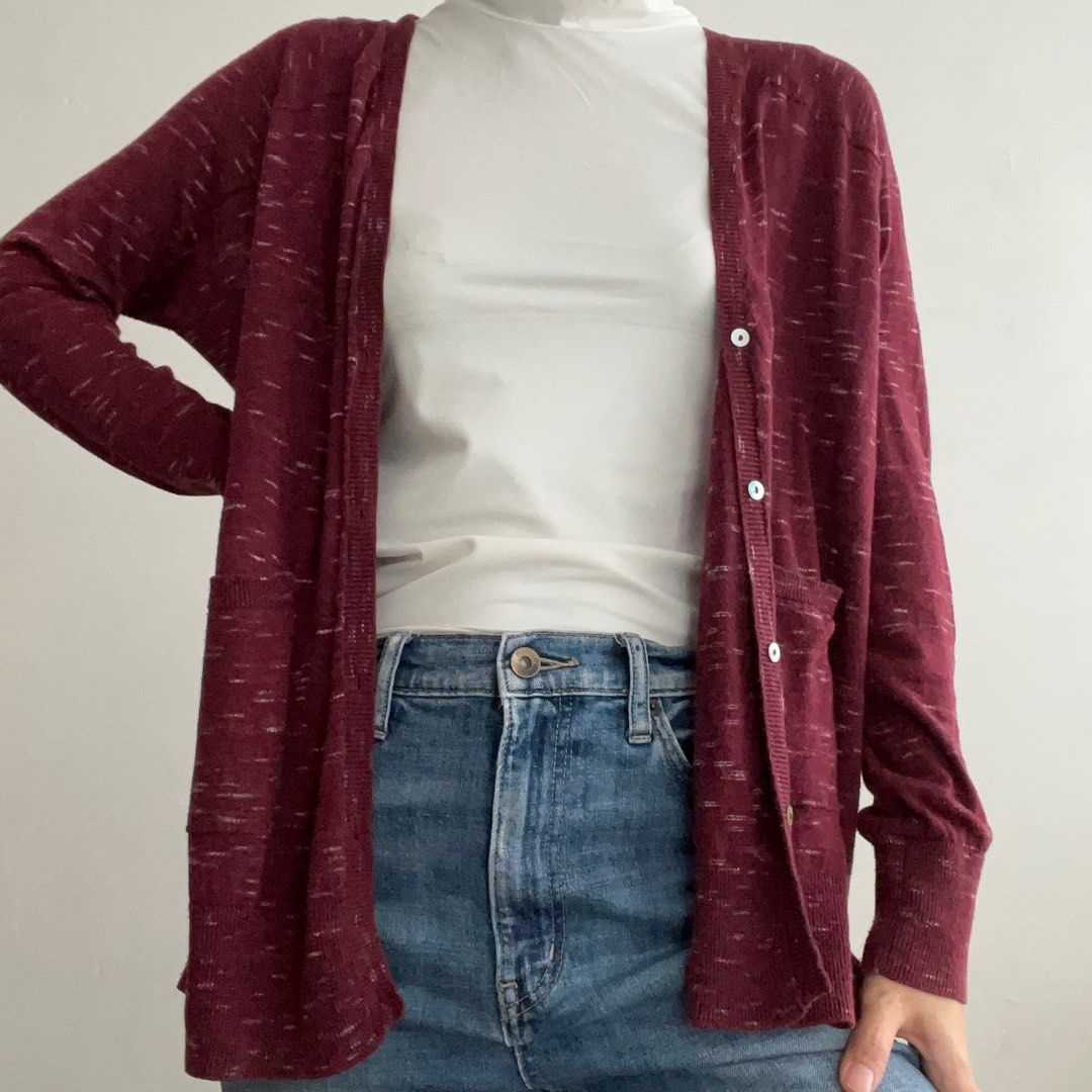 Cute outfits clearance with maroon cardigan