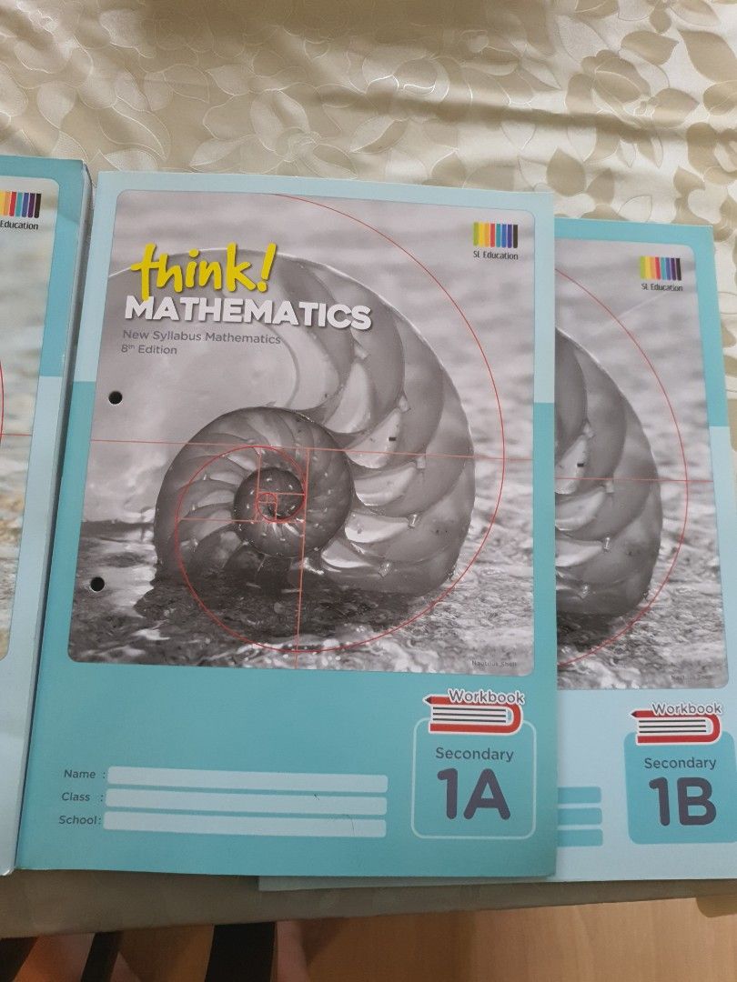 Math Sec 1 full textbook and workbook set with key answer sheet ...