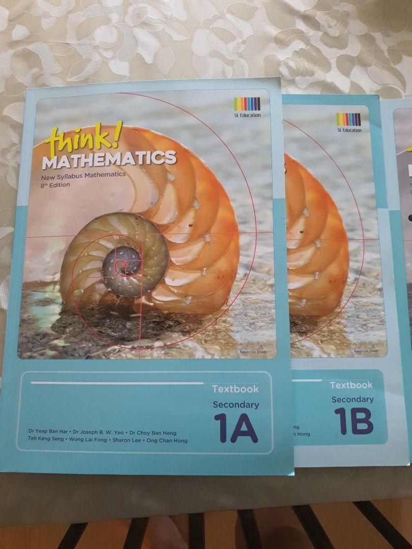Math Sec 1 full textbook and workbook set with key answer sheet ...