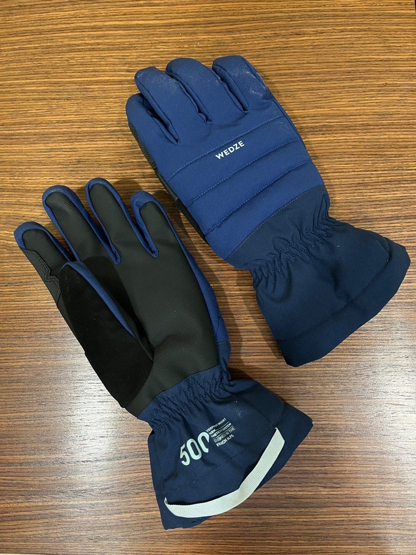 Men s Winter Ski Gloves 2XL Blue Sports Equipment Other Sports