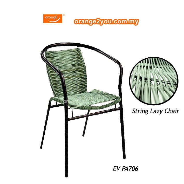 Metal Outdoor String Chair (EV PA706), Furniture & Home Living