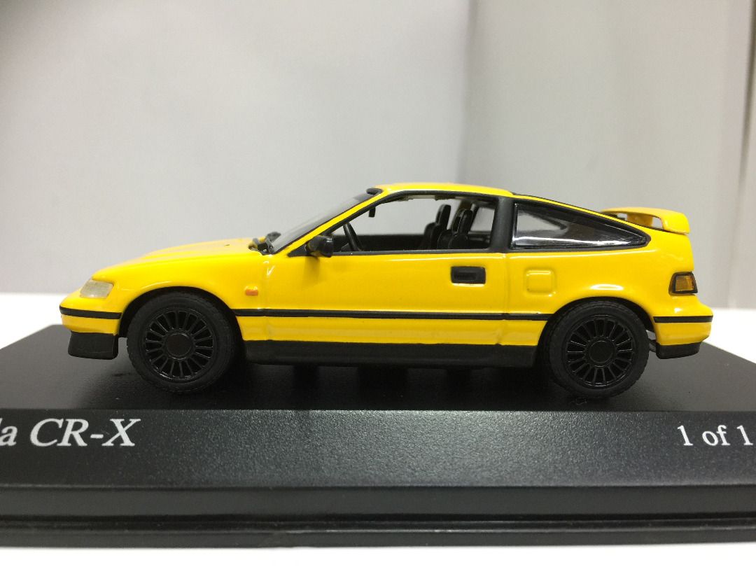 MINICHAMPS 1/43 HONDA CR-X COUPE 1989 YELLOW (430 161525) (03680 ...
