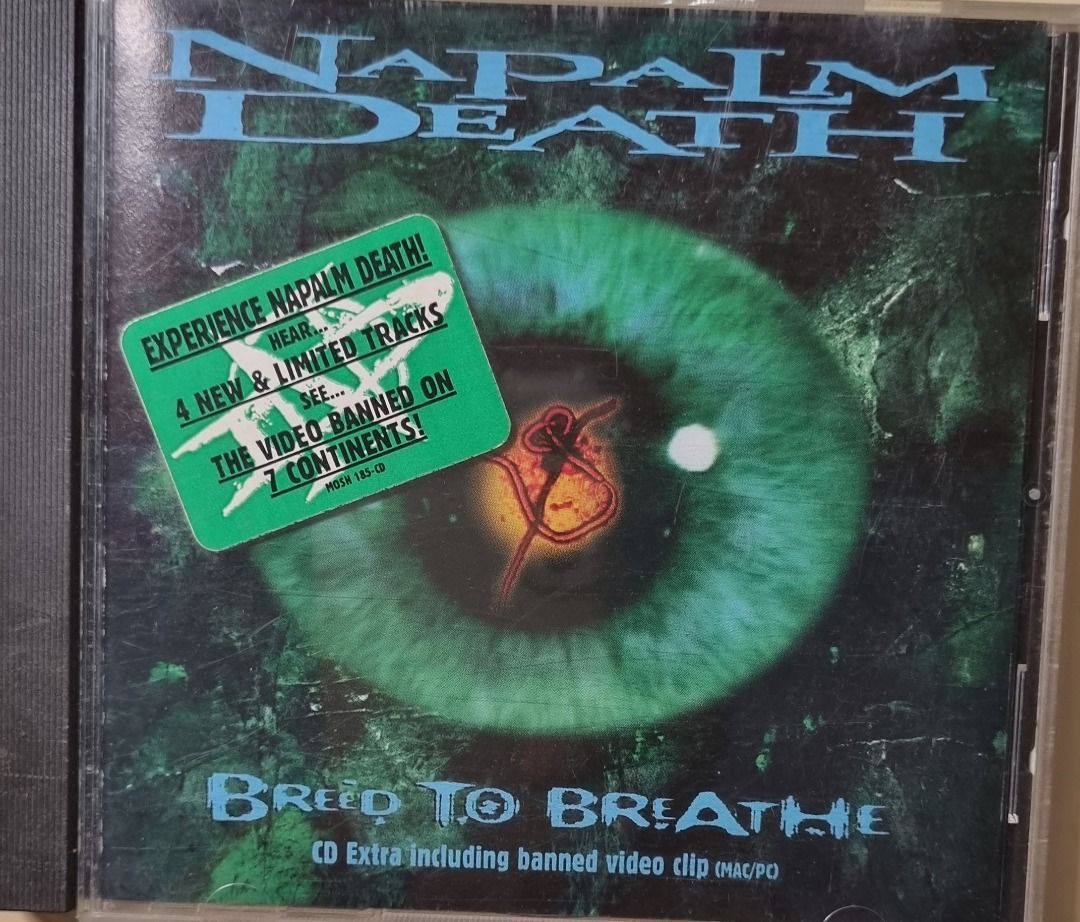 Napalm Death CD: Breed to Breathe, Hobbies & Toys, Music & Media, CDs ...