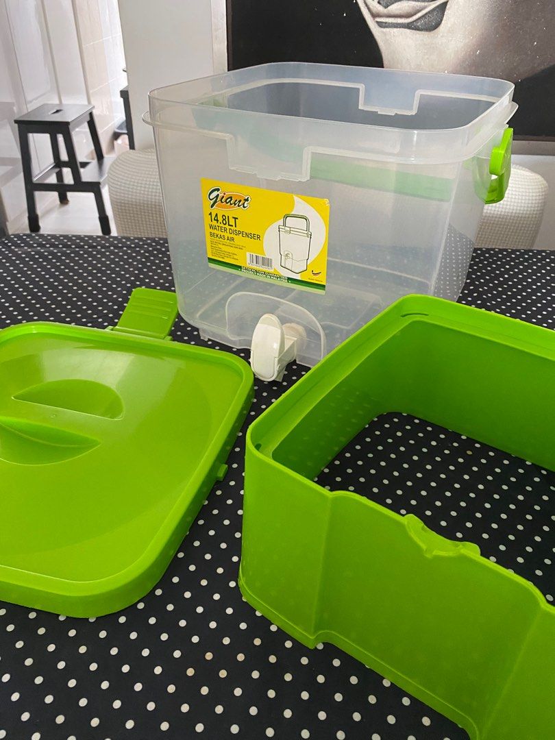 New Plastic Water Dispenser, Furniture & Home Living, Kitchenware
