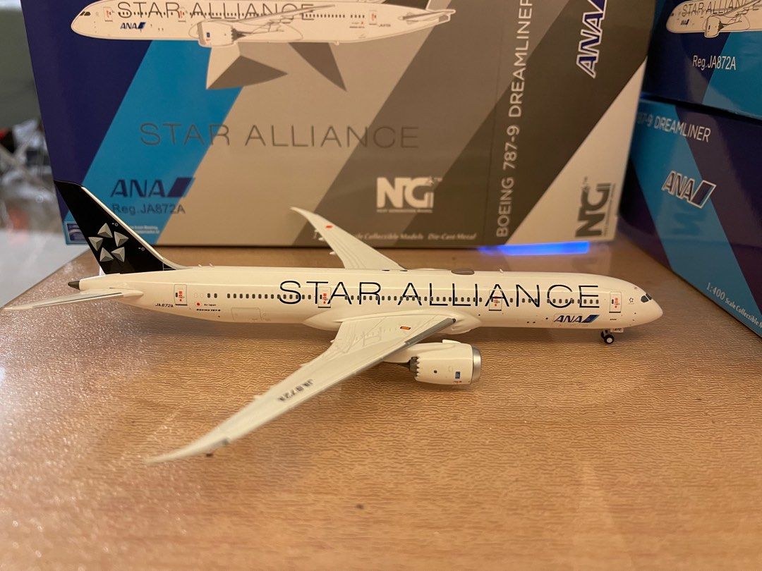 Ng models 1:400 ANA 全日空star alliance 星空聯盟B787-9 JA875A 