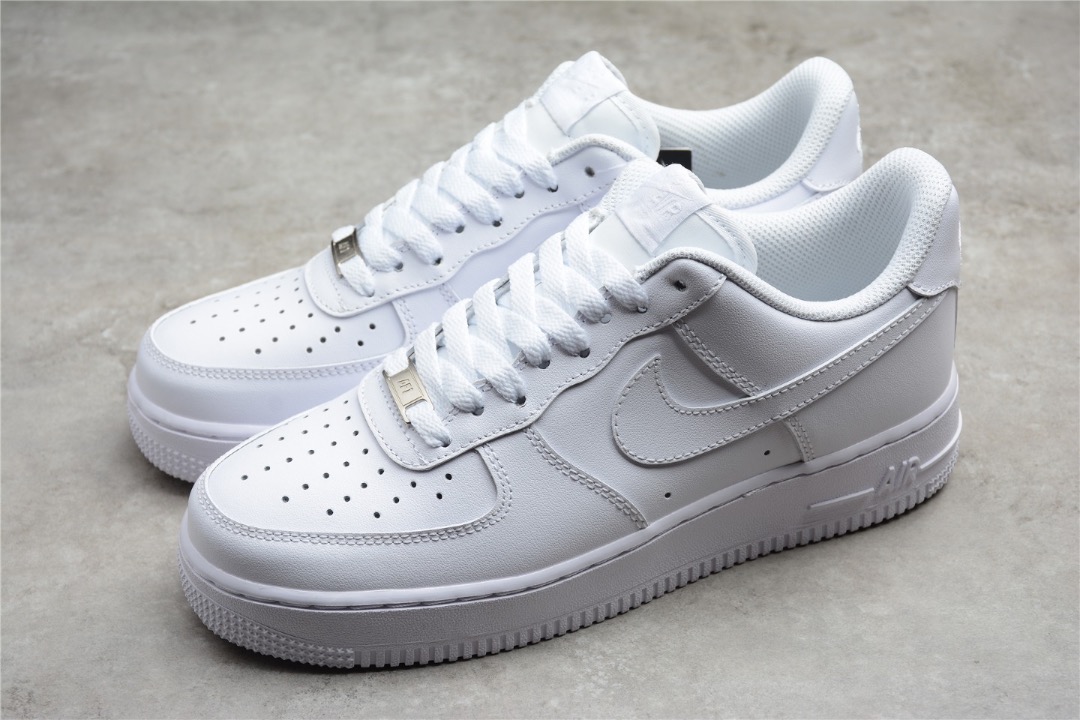 NIKE AIR FORCE 1 '07 AF1 men women pure white school shoes Euro 36-45 ...