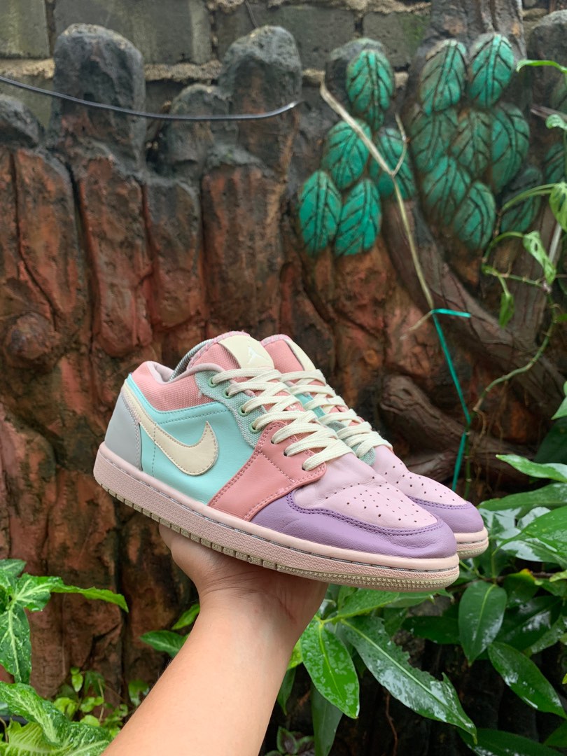 Nike Air Jordan 1 Low "Easter Pastel", Men's Fashion, Men's Footwear