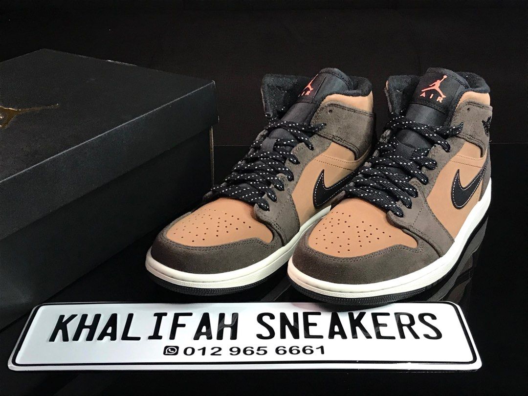 jordan air 1 mid mocha