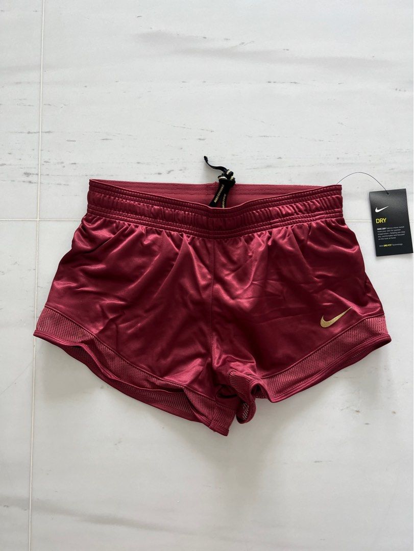 Nike pink satin shorts store