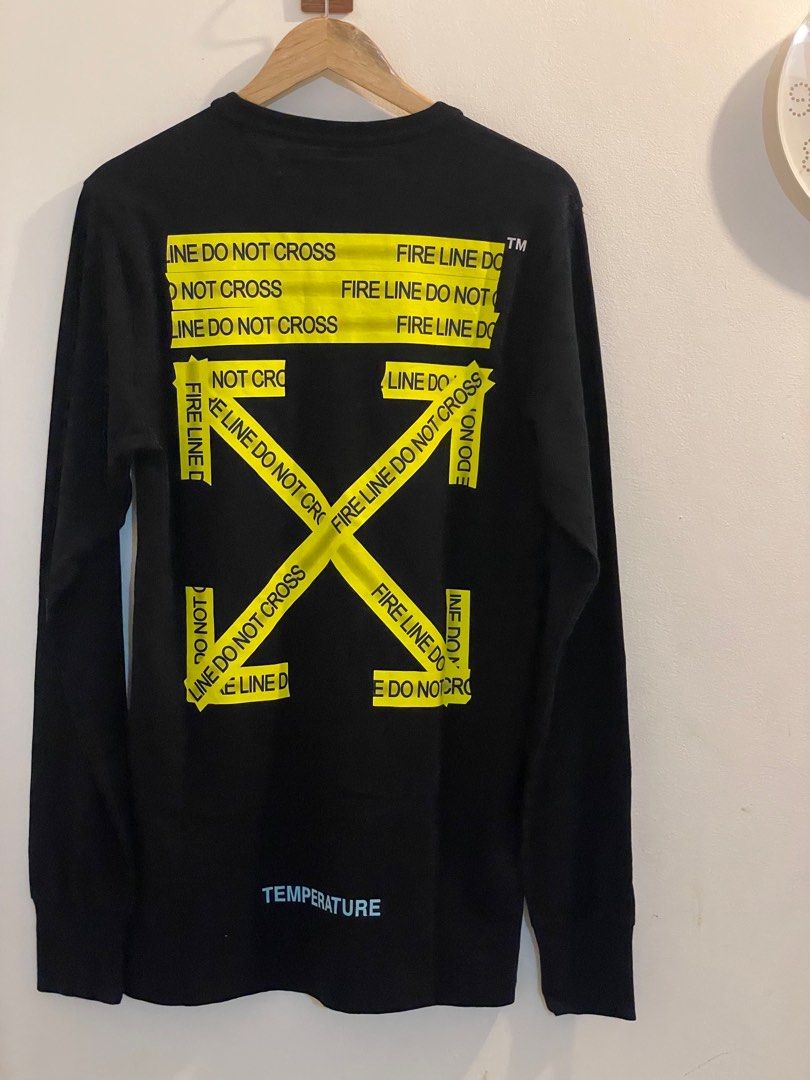 Caution tape off white shop