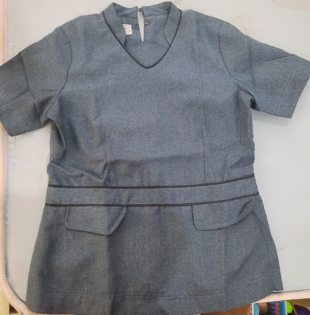 Office Attire / Uniform (Category: Blouses) located in Caloocan City. Submitted by anythingprelovedd (Listing ID 1201692649, Image 3). Description: 200 each if kunin po lahat. A bit higher price if not. Slightly used. Customized design at personal pinatahi. Location: Caloocan South SF shouldered by buyer..
