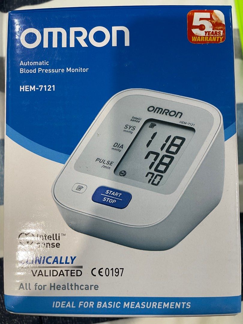 OMRON automatic blood pressure monitor, Health & Nutrition, Medical