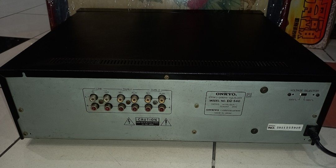 Onkyo Integra Stereo Graphic Equalizer EQ 540..gd working, Audio