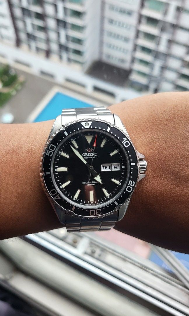 Orient kamasu best sale black dial