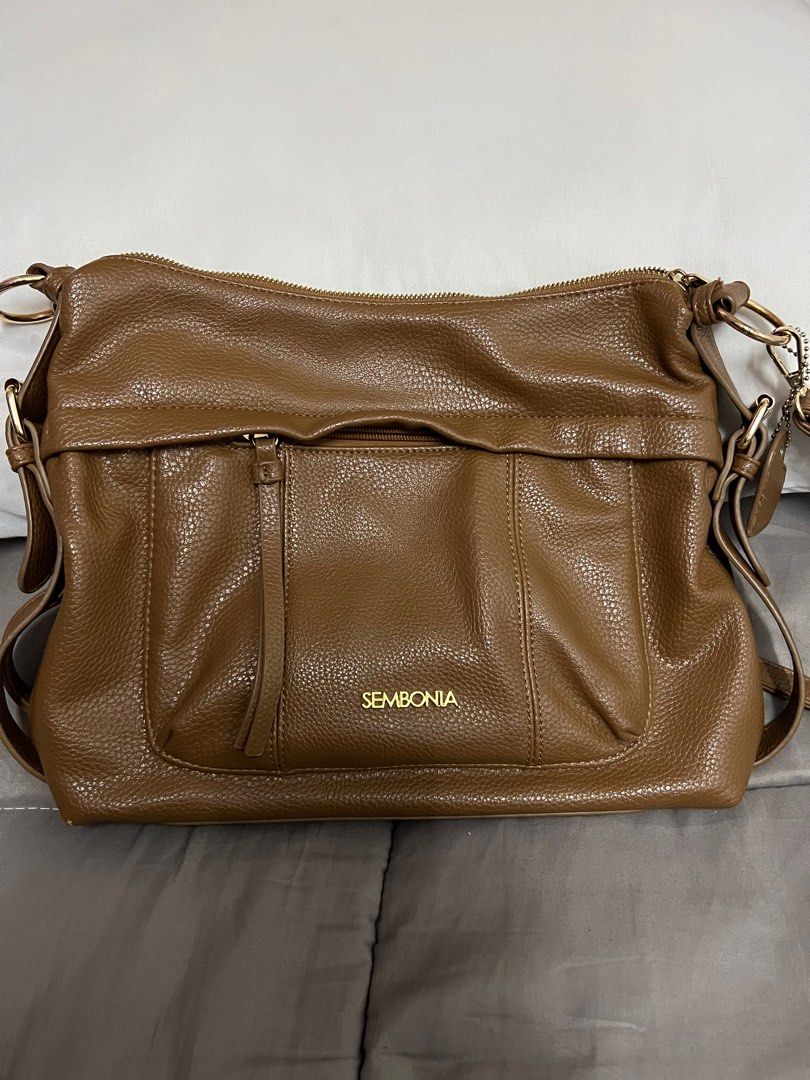 Sembonia store leather handbag