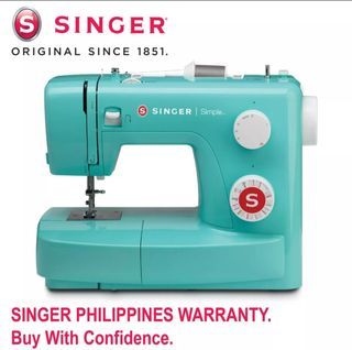 Original Singer 3223 Green Portable Sewing Machine with 23 Stitches