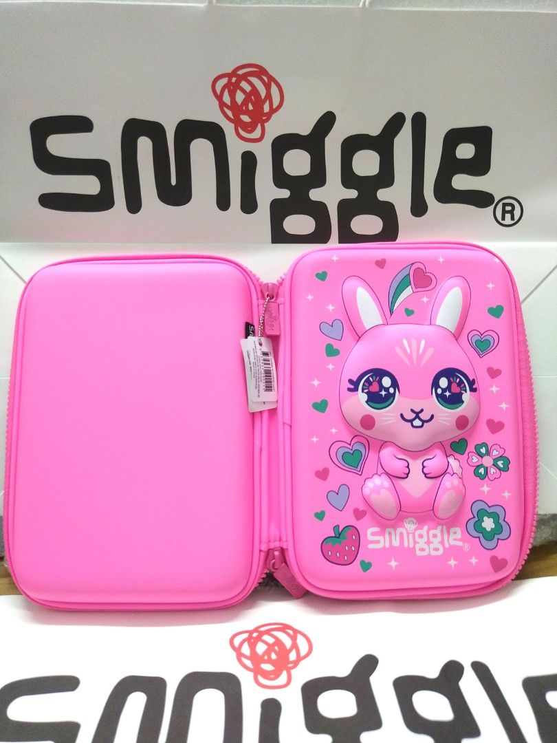 Smiggle rabbit pencil case top
