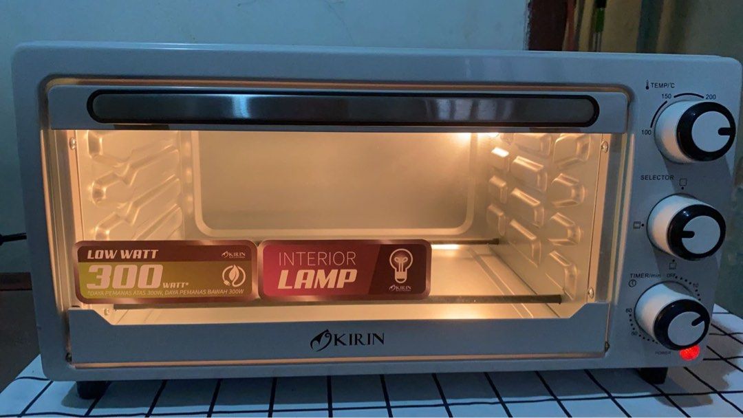 OVEN LISTRIK KIRIN 16 LITER 400 WATT KBO 160 WHITE, Kitchen