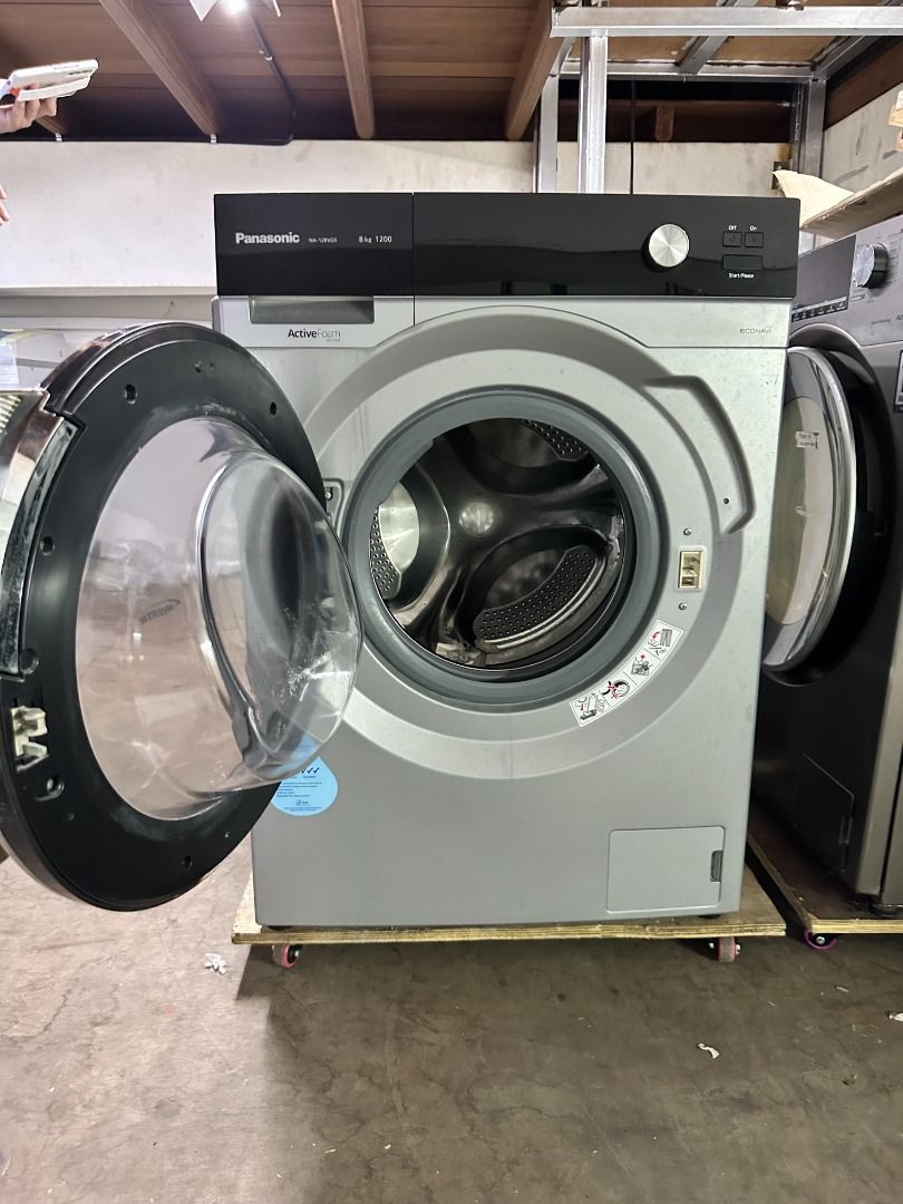 PANASONIC 8KG FrontLoader Washing Machine NA128VG51, TV & Home