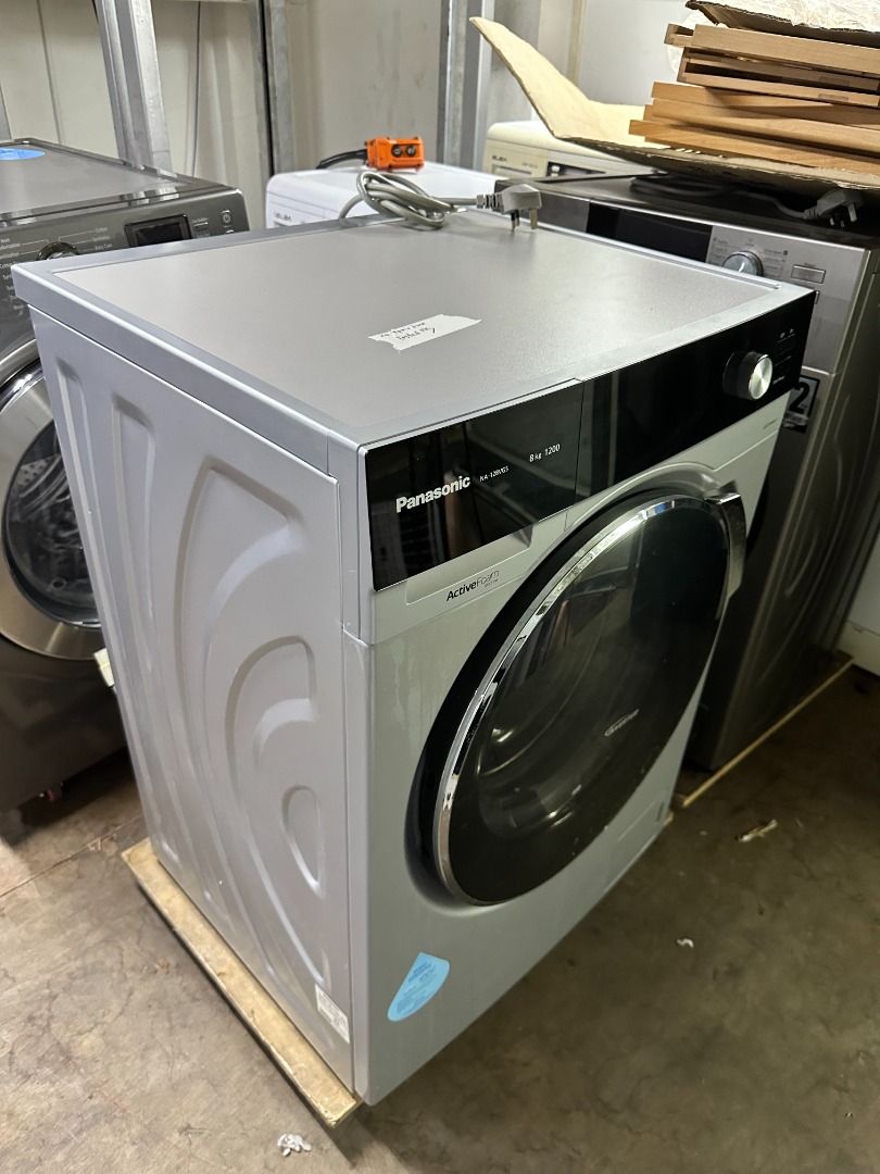 PANASONIC 8KG FrontLoader Washing Machine NA128VG51, TV & Home