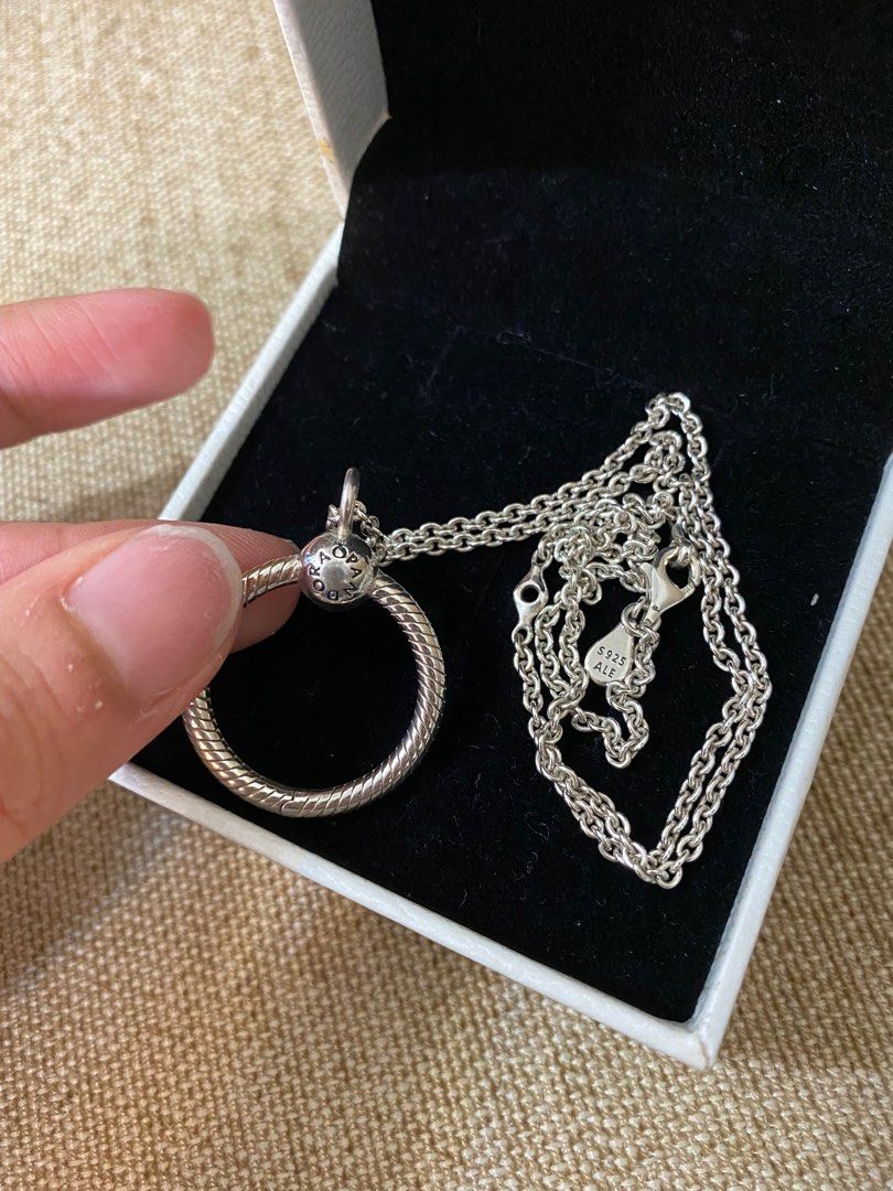 Pandora Icons Heart & Rose Flower O Pendant Gift Set B801507-60
