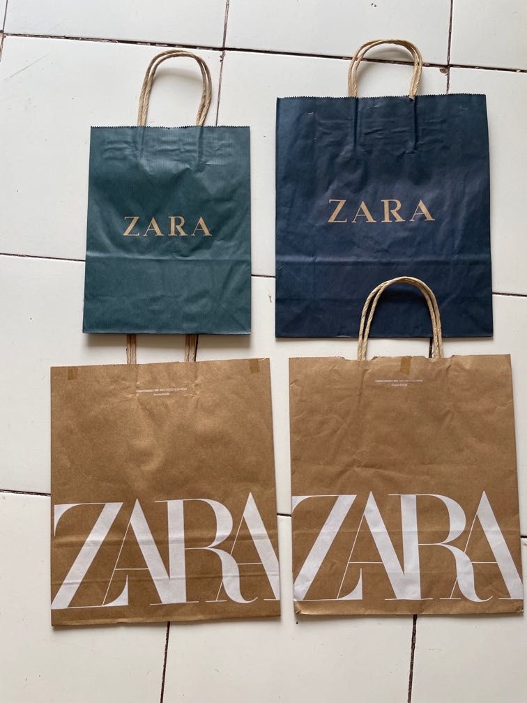 Zara Original Paperbag Zara Ori Paperbag Branded Take All Paperbag