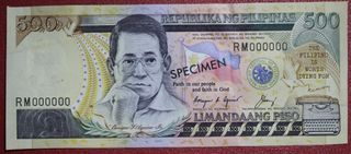 Philippines 500 Peso Specimen (C00035)