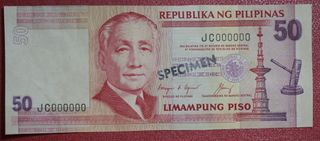 Philippines 50 Peso Specimen (C00035)