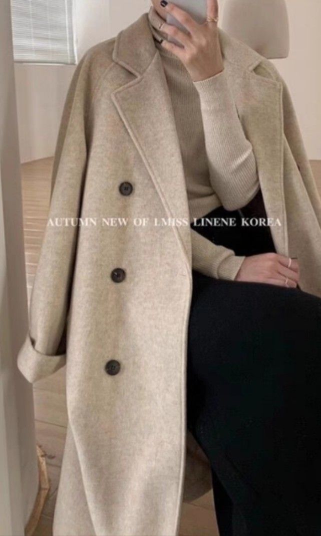 Elegant winter top coat