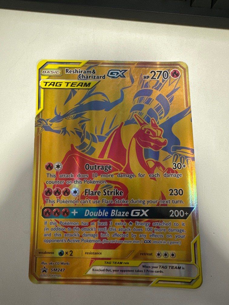 Reshiram & Charizard GX - SM247 - Promo