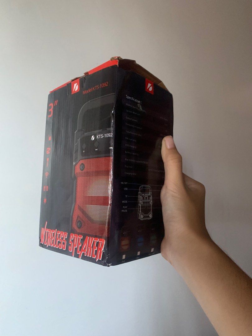 Portable Bluetooth Speaker with free mic (Category: Soundbars, Speakers & Amplifiers) located in Santa Ana. Submitted by PAMPANGA.LOCATION (Listing ID 1201523030, Image 2). Description: used once only.