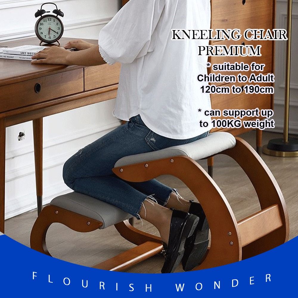 Posture wooden clearance kneeler chairs
