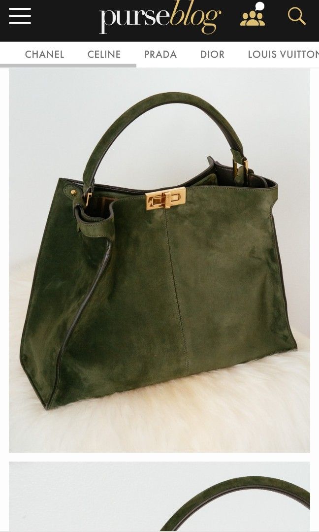 Fendi peekaboo suede 2025