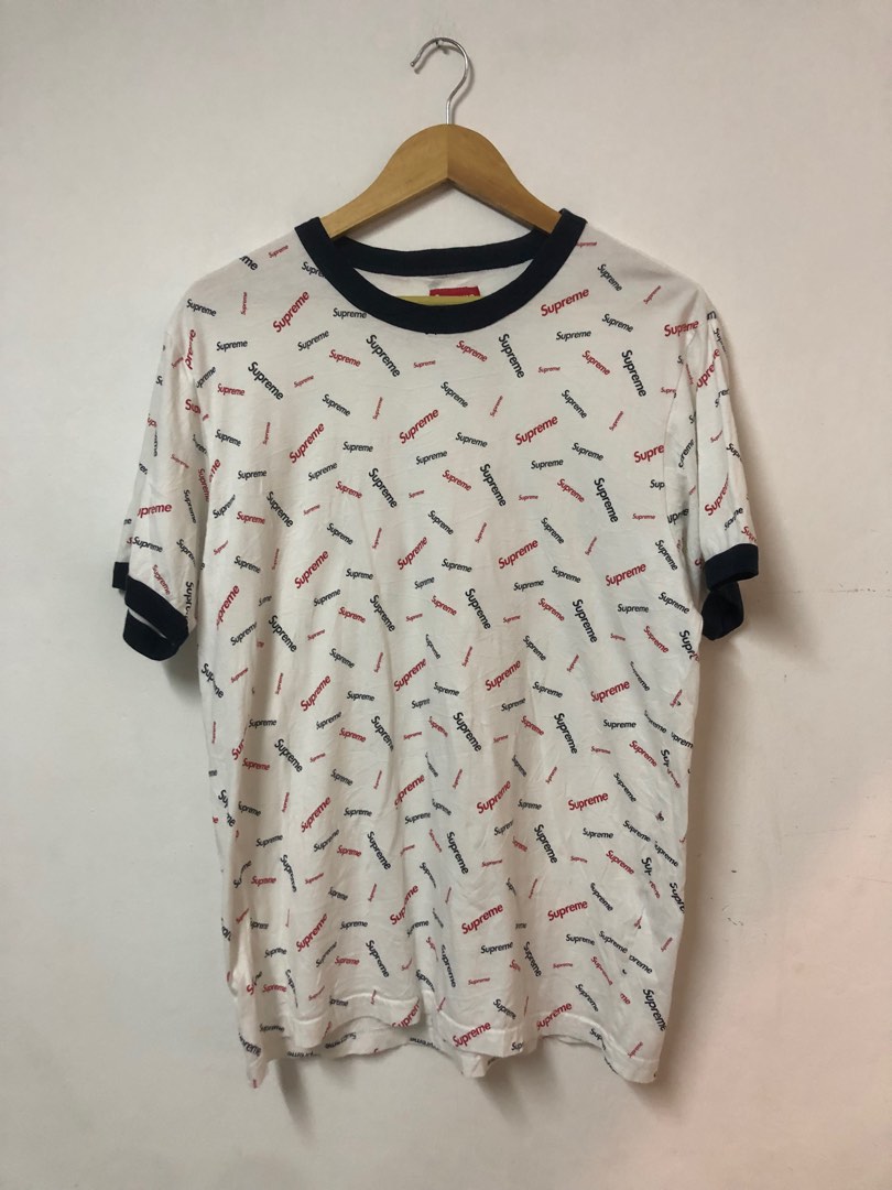 Supreme scatter top ringer tee