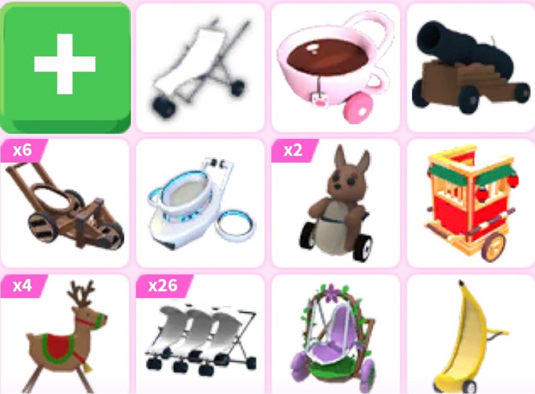 Roblox Adopt Me Strollers Cheap Old, Video Gaming, Gaming Accessories