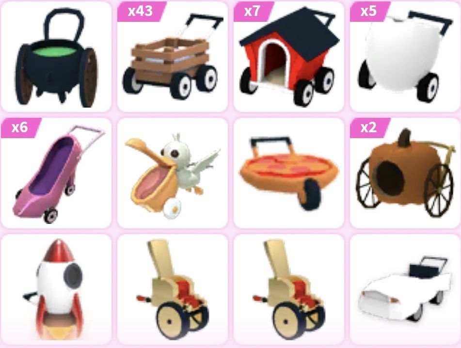 Roblox Adopt Me Strollers Cheap Old, Video Gaming, Gaming Accessories