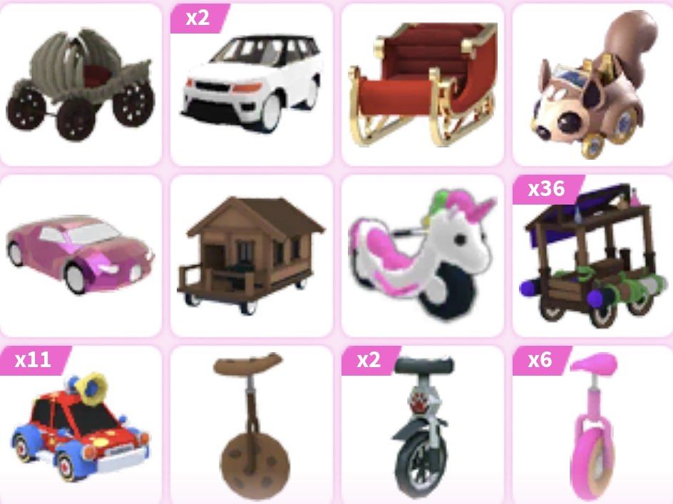 Roblox Adopt me vehicle vehicles old Cheap Unicorn Cycle, Video Gaming