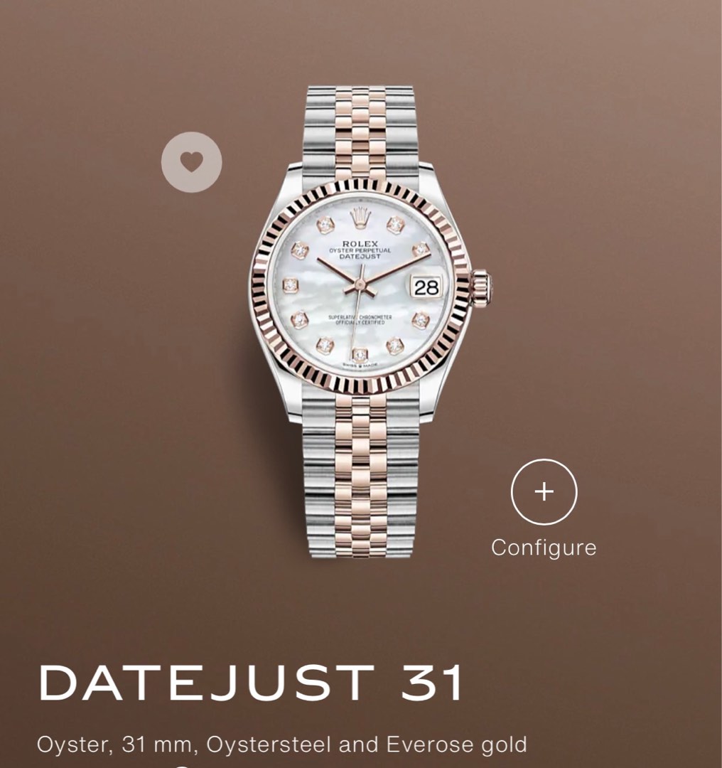 Rolex datejust mother of best sale pearl 31mm