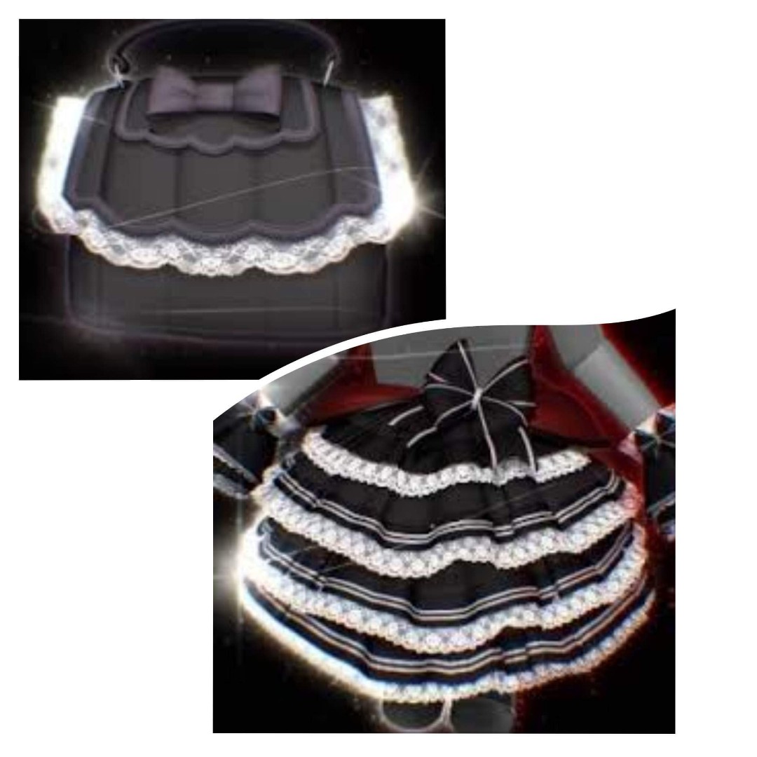 Royale High Goth Lolita skirt purse, Video Gaming, Gaming Accessories